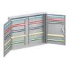Schlüsselschrank 2-türig komplett mit Schlüsselanhängern 200 Haken HxBxT 550 x 730 x 80 mm. INTER Sicherheits