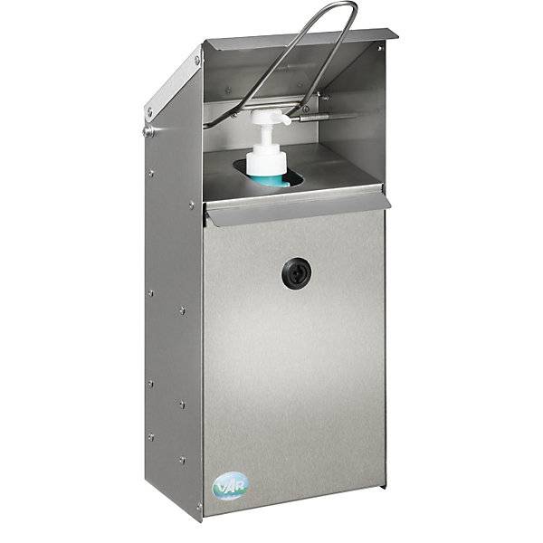 Handdesinfektionsspender mit Wandhalterung abschließbar Edelstahl. VAR GmbH 56971649-0