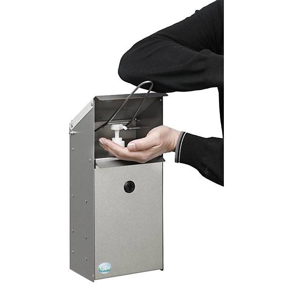 Handdesinfektionsspender mit Wandhalterung abschließbar Edelstahl. VAR GmbH 56971649-1