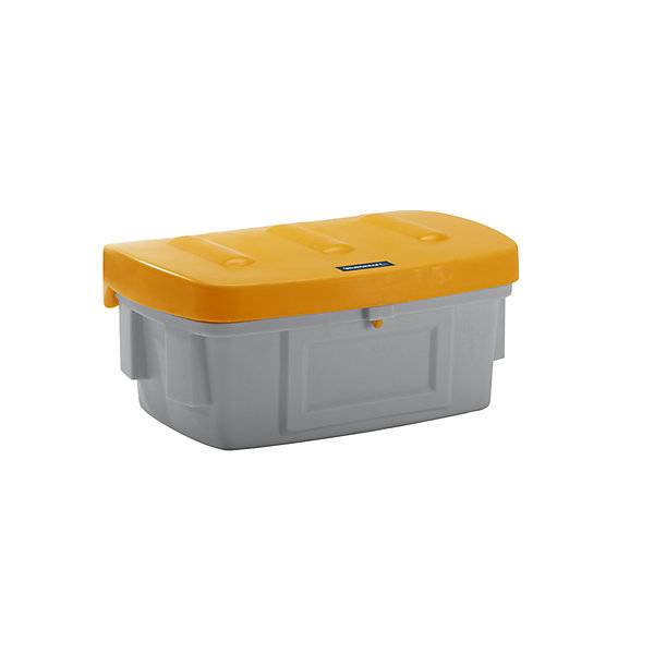 Universal- und Streugutbehälter ohne Entnahmeöffnung 100 l Deckel orange. TAKKT Industrial & Packaging GmbH-0