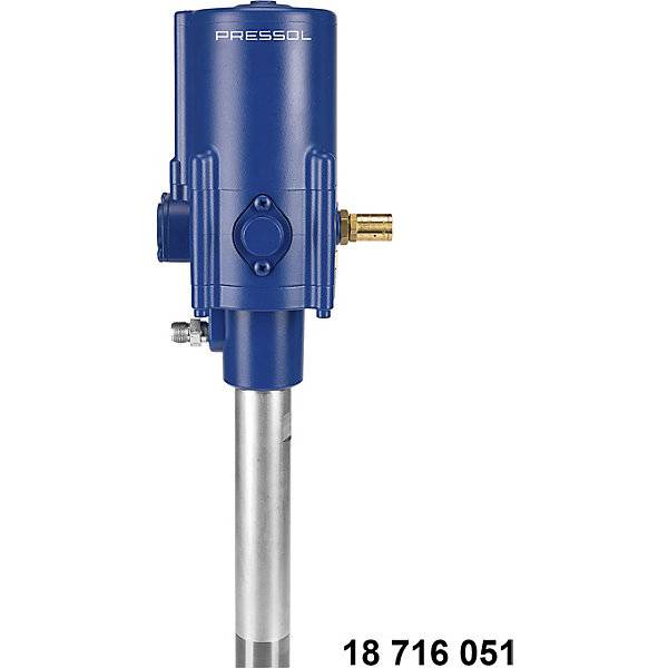 Fett-Fasswagen mit pneumatischer Fettpumpe 50:1 für 200-kg-Behälter. PRESSOL Schmiergeräte GmbH 56142249-1