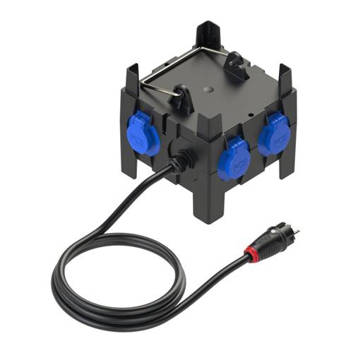 PC ELECTRIC 9030030 - Mobilverteiler "IMST MV" (Eingang: 1x Vollgummi-SK-Stecker + 2m Kabel | Ausgang: 7x-1