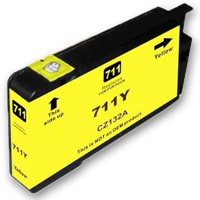 Kompatibel HP 711XL, CZ132A Y Yellow Gelb Druckerpatrone für 1.500 Seiten von D&C
