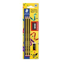 STAEDTLER 120 SBK3P1 - DeutschlandNoris 120 - Blisterkarte Mit 3 Bleistiften Hb-0