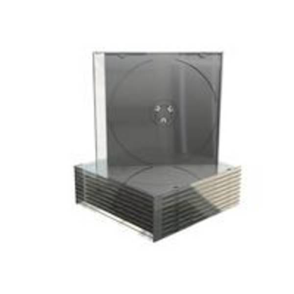 MEDIARANGE BOX21-M - Schmuckschatulle - 1 Disks - Schwarz - Transparent - Kunsts