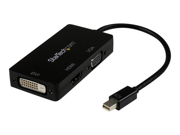 StarTech.com Startech 3 in 1 Mini DisplayPort Adapter - 1080p - Mini DP / Thunderbolt to HDMI / VGA / DVI Splitter for