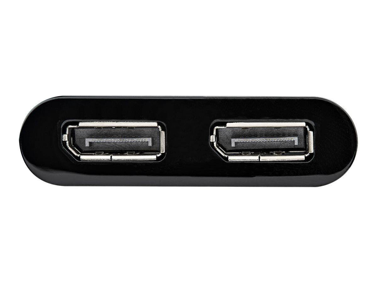 StarTech.com StarTech USB 3.0 to Dual DisplayPort Adapter 4K 60Hz, DisplayLink Certified, Video Converter with External-4