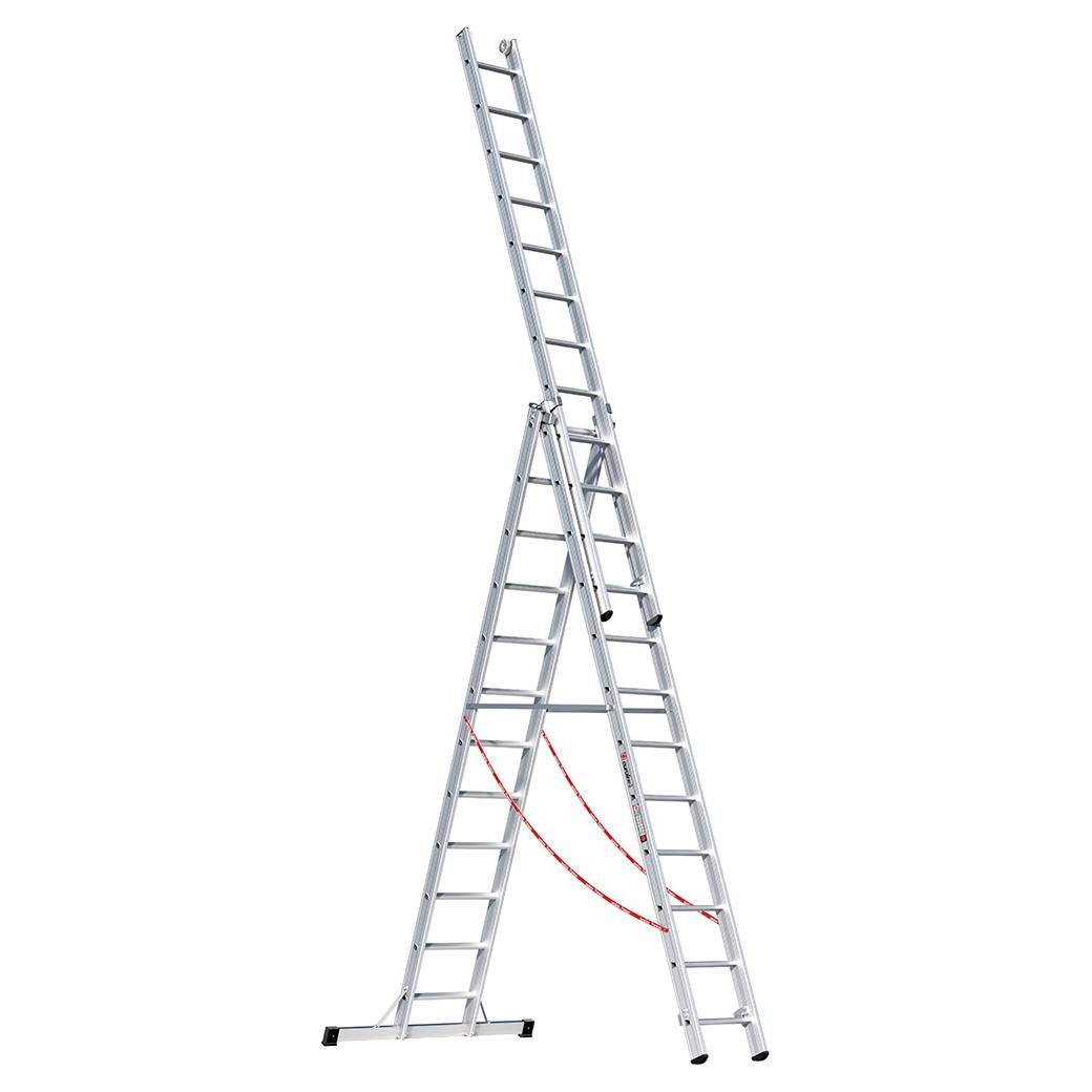 Euroline Premium 307 Mehrzweckleiter 3x12 Sprossen-0