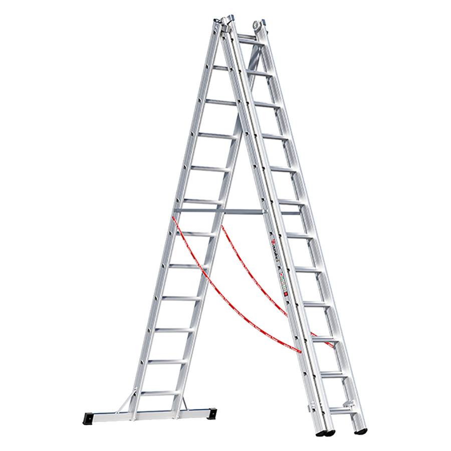 Euroline Premium 307 Mehrzweckleiter 3x12 Sprossen-1