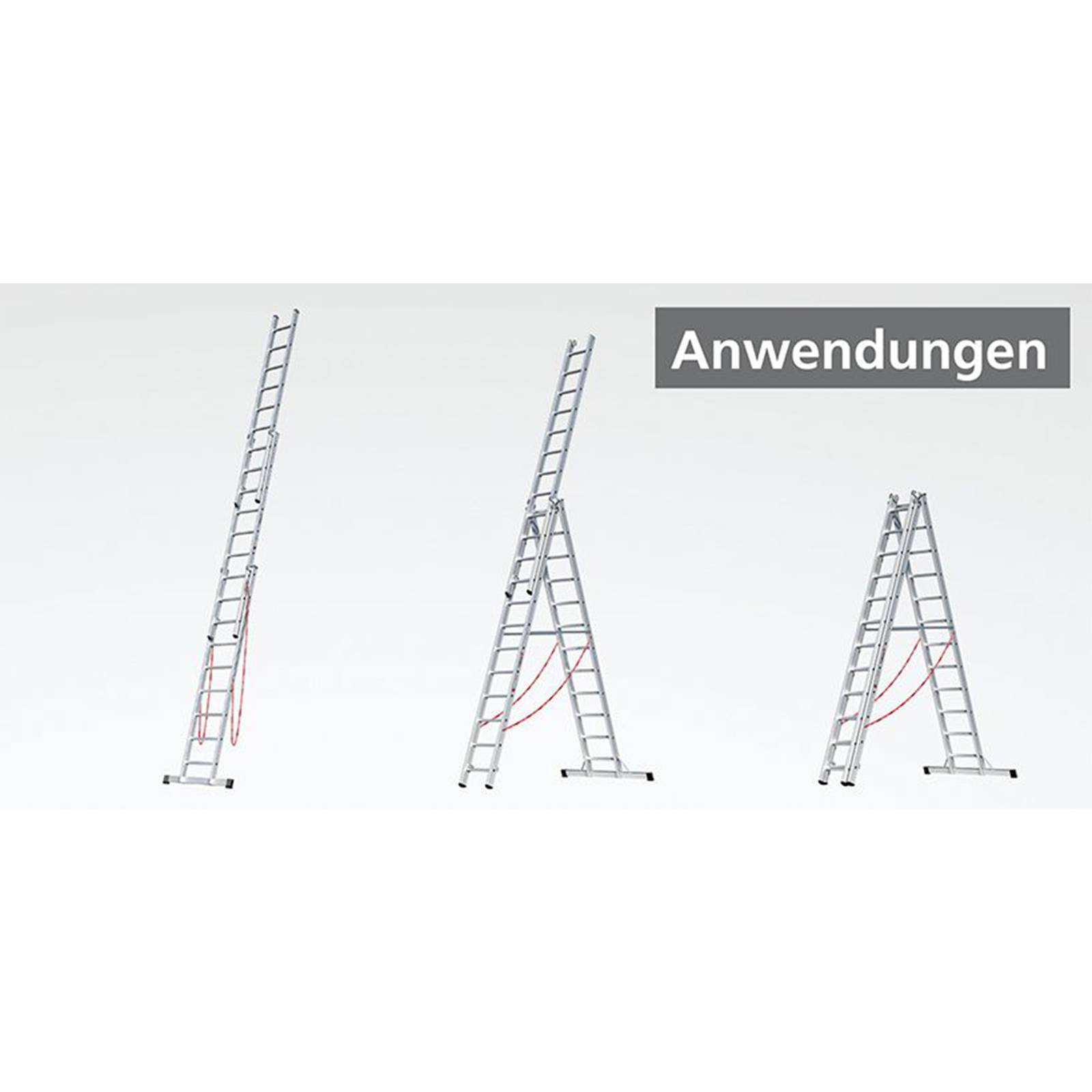 Euroline 207 Mehrzweckleiter 3x7 Sprossen-2