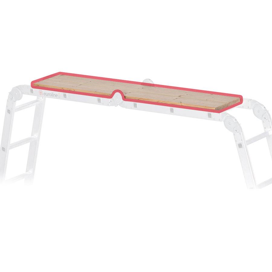 Euroline Gerüstbohle für Klappleiter 4x4-0