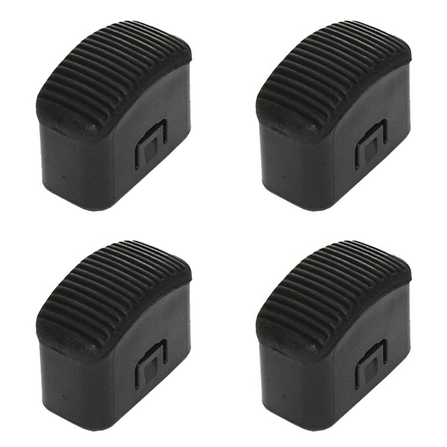 Hailo Fuß-Set in schwarz für Klapptritt Hailo Step-ke/L90-0