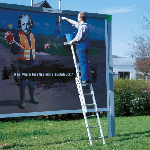 Euroline Premium 329 Plakatleiter 3x8 Sprossen-2