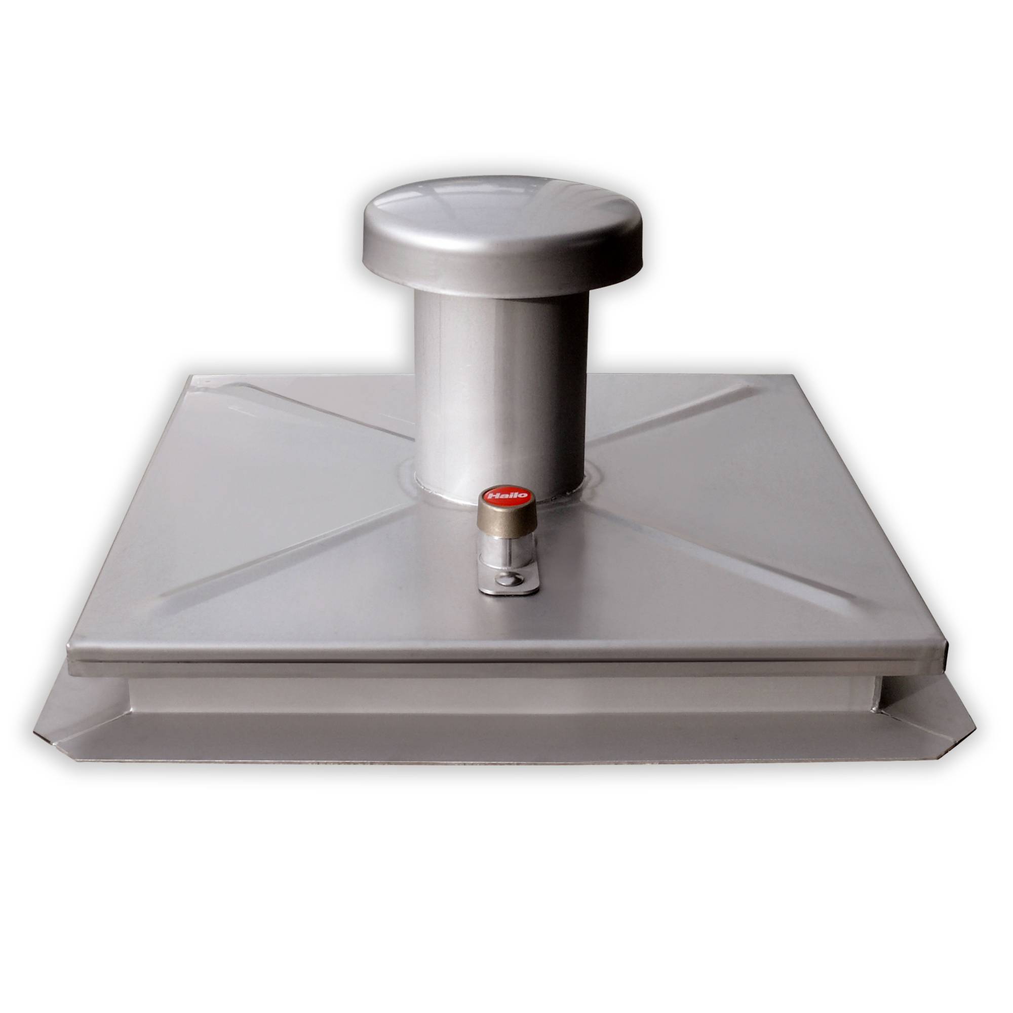 Hailo Schachtabdeckung HS2 Edelstahl 4mm tagwasserdicht, verstärkt 600x600mm geschlossen-0