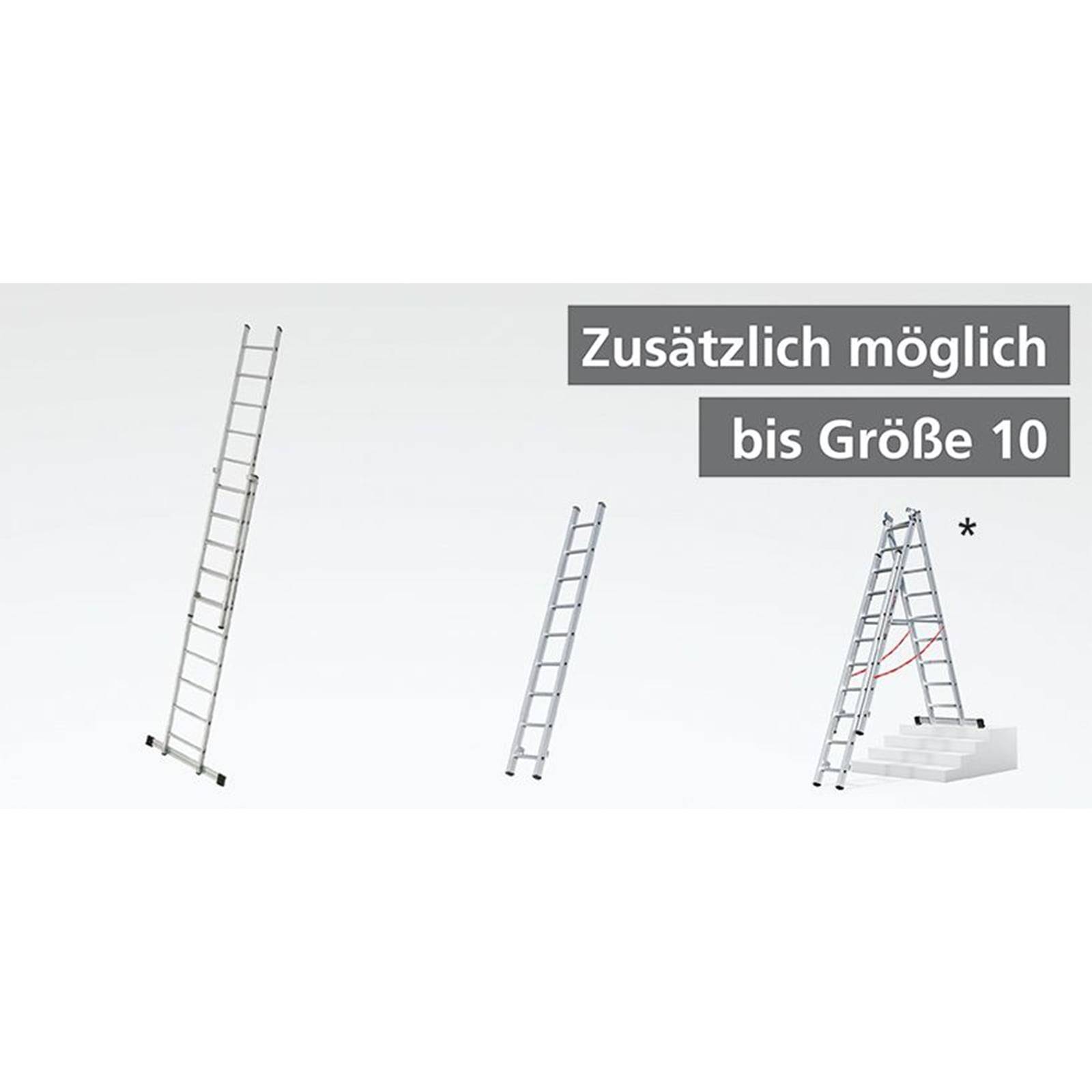 Euroline 207 Mehrzweckleiter 3x11 Sprossen-4