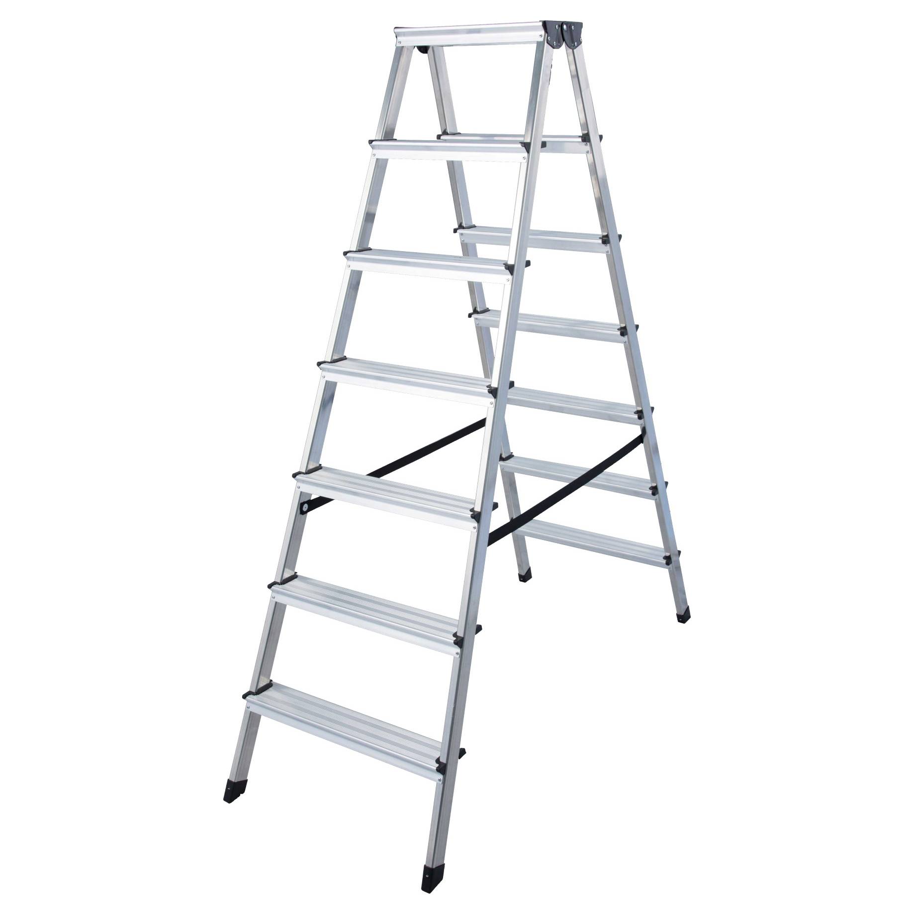 Euroline 619 Stufenstehleiter 2x7 Stufen-0