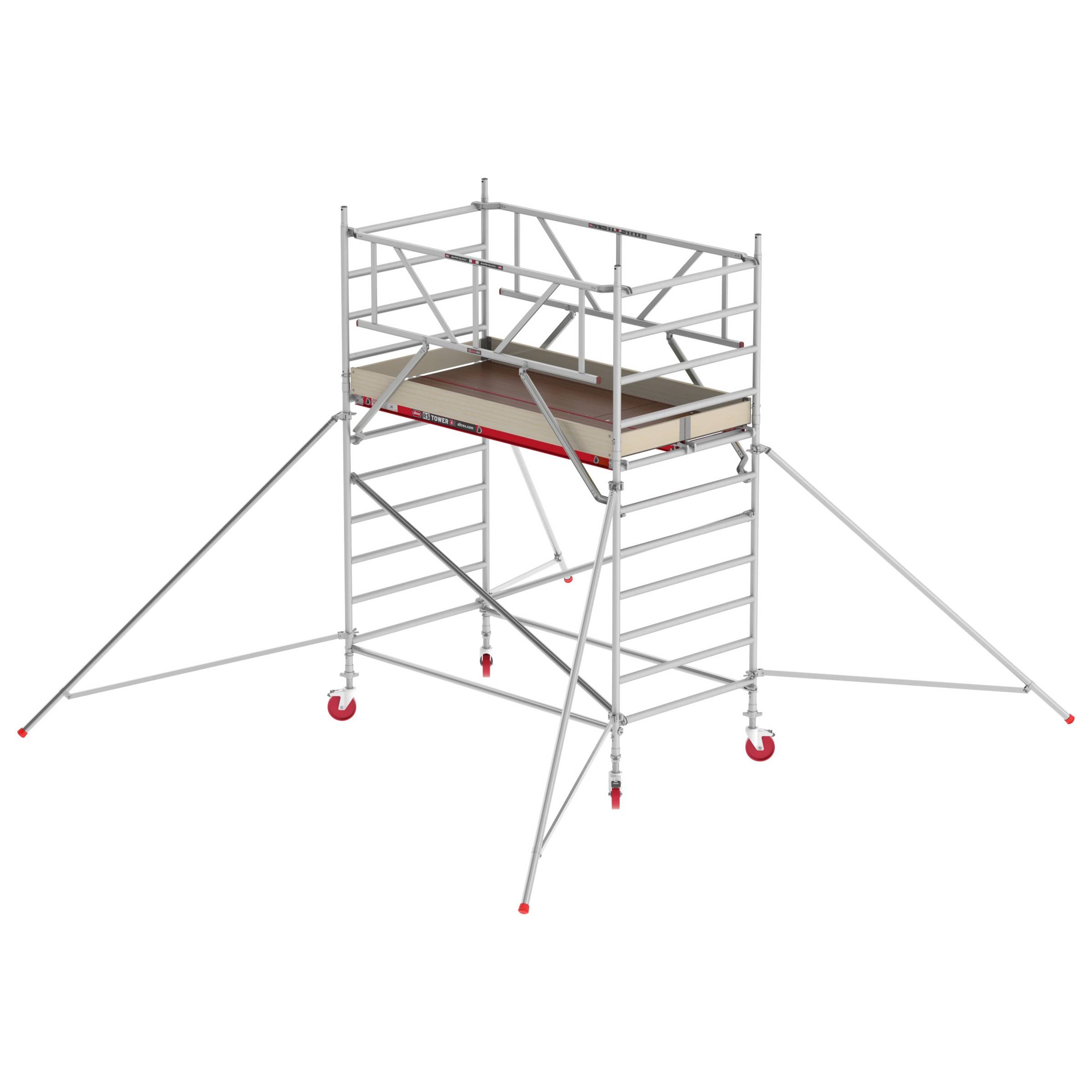Altrex Fahrgerüst RS Tower 42 Aluminium mit Holz-Plattform 4,20m AH 1,35x1,85m-0