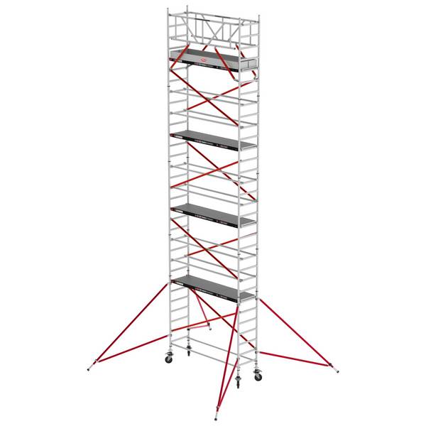 Altrex Fahrgerüst RS Tower 51 Aluminium mit Holz-Plattform 10,20m AH schmal 0,75x2,45m