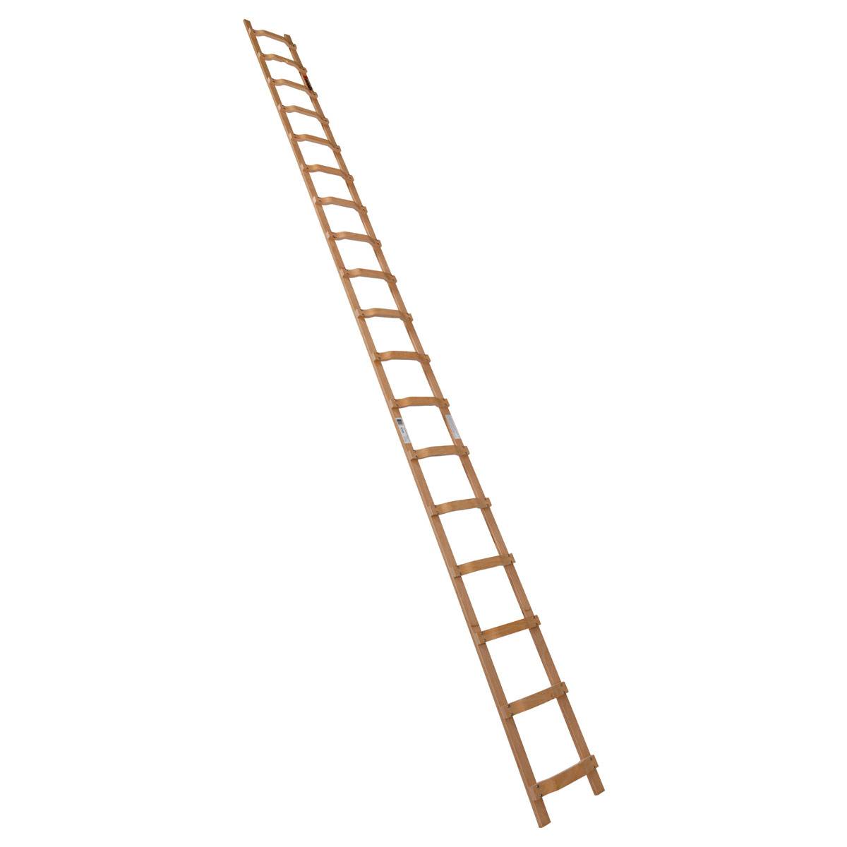Euroline Holz Dachdeckerleiter 18 Sprossen-0