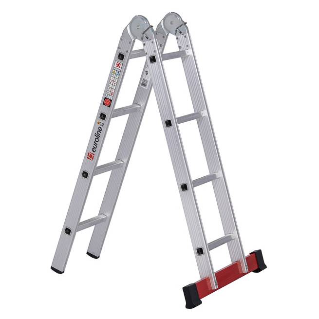 Euroline Premium 317 Klappleiter 2x4 Sprossen-0