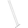 Sprossen-Anlegeleiter Breite 410 mm 20 Sprossen mit Traverse. euroline 58963549
