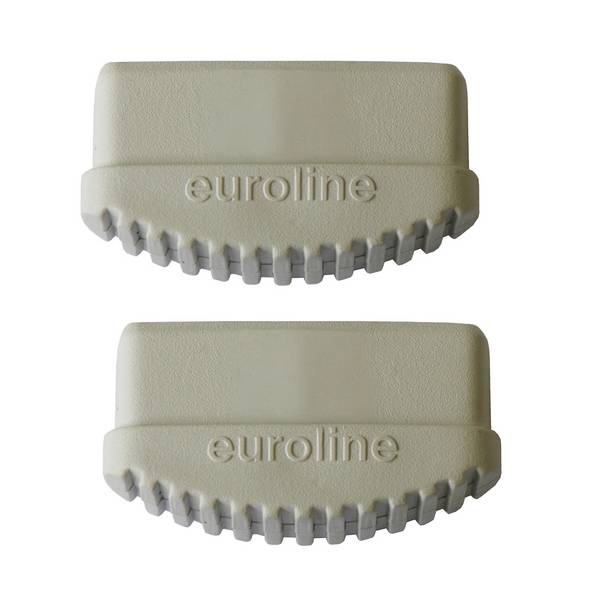 Euroline Leiterfuß weiß 65x20mm Paar