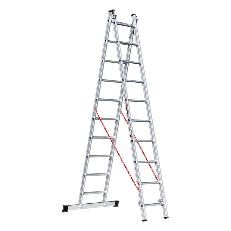 Euroline Premium 306 Mehrzweckleiter 2x10 Sprossen-0
