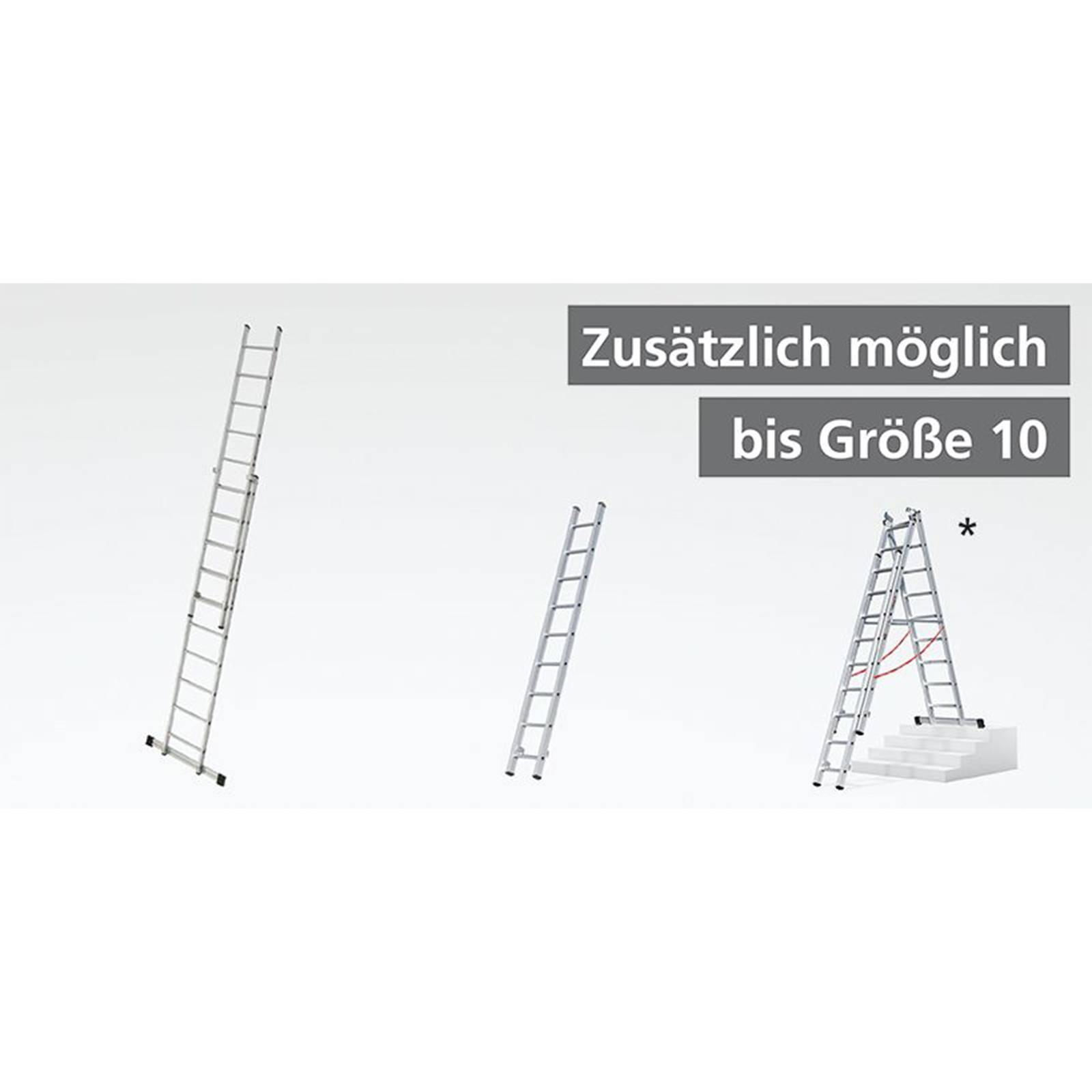 Euroline 207 Mehrzweckleiter 3x7 Sprossen-4