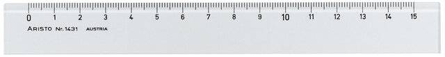 Lineal 15cm Acryl glasklar-1