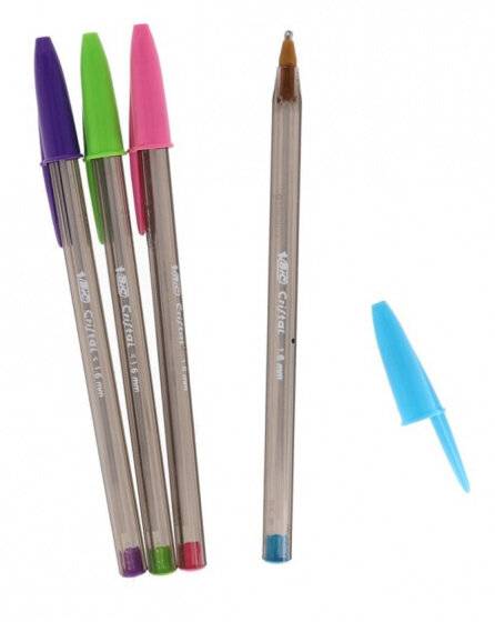 Kugelschreiber Cristal Fun 15 cm 1,6 mm 4 Stück-1