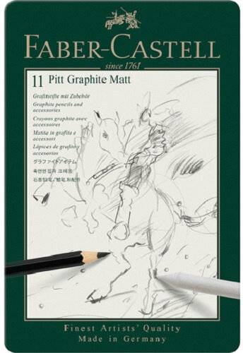 Faber-Castell Pitt Graphite Matt - Bleistift - Grafit - gemischt (Packung mit 8)-3
