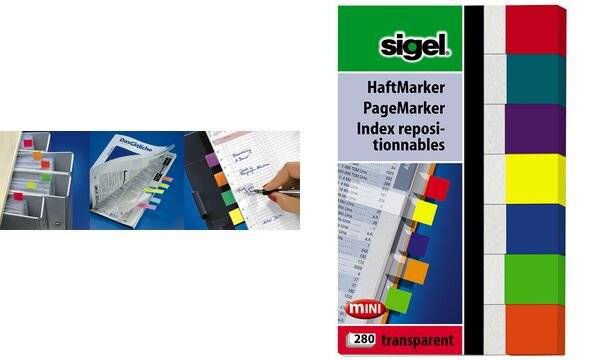 Sigel PageMarker - Seitenmarker - 12 x 50 mm-2