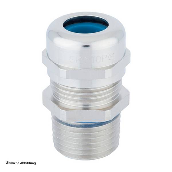LAPP Verschraubung niedrige Temperatur 3/8 Zollx1,411 mit Reduzierung Messing (CuZn) vernickelt Gewindelänge 15,0mm - 1