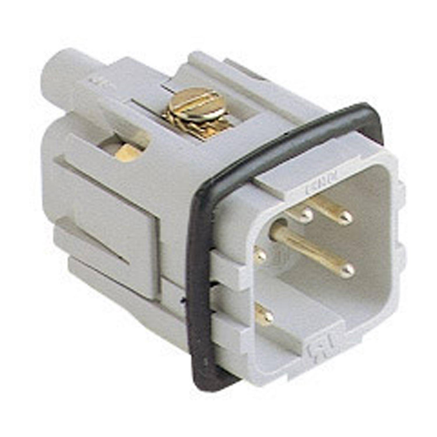 CKM 04 I.L.M.E. Ilme CK Stifteinsatz (M) Schraubanschluss, 4-polig+PE 230V/400V, 10A - 40 Stück-0
