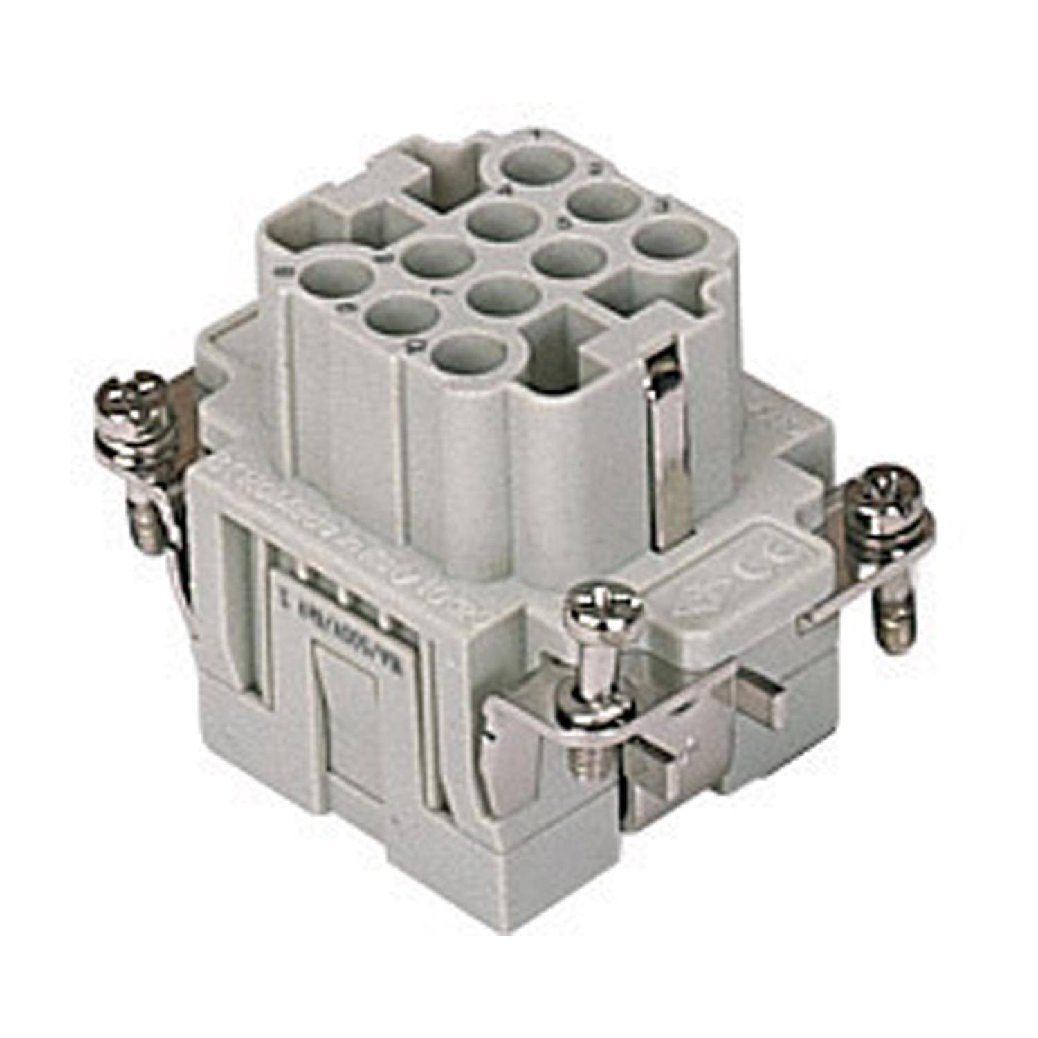 CQEF 10 I.L.M.E. Ilme CQE Buchseneinsatz (F) Crimpanschluss, 10-polig+PE 500V, 16A - 10 Stück