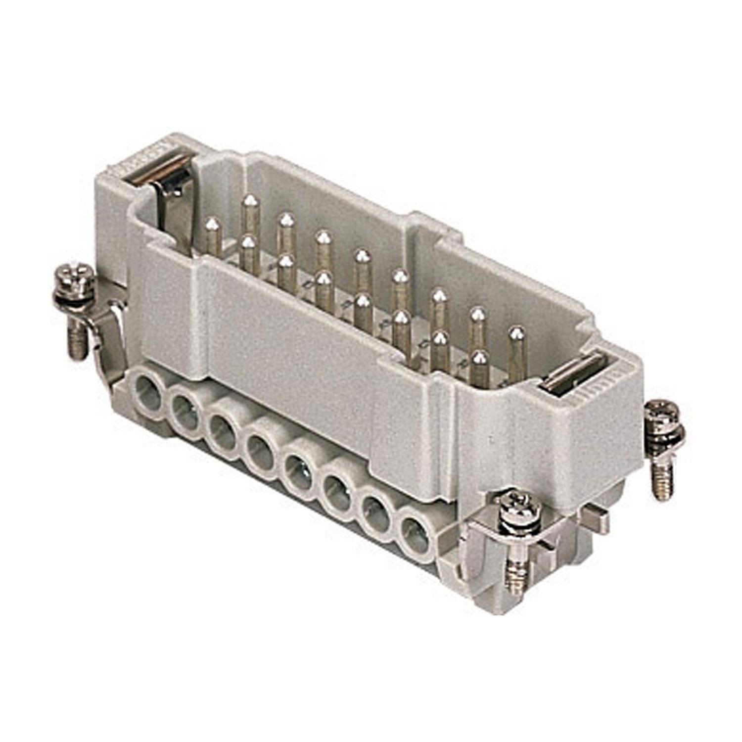CNEM 16 T I.L.M.E. Ilme CNE Stifteinsatz (M) mit Drahtschutz Schraubanschluss, 16-polig+PE 500V, 16A - 1 Stück-0