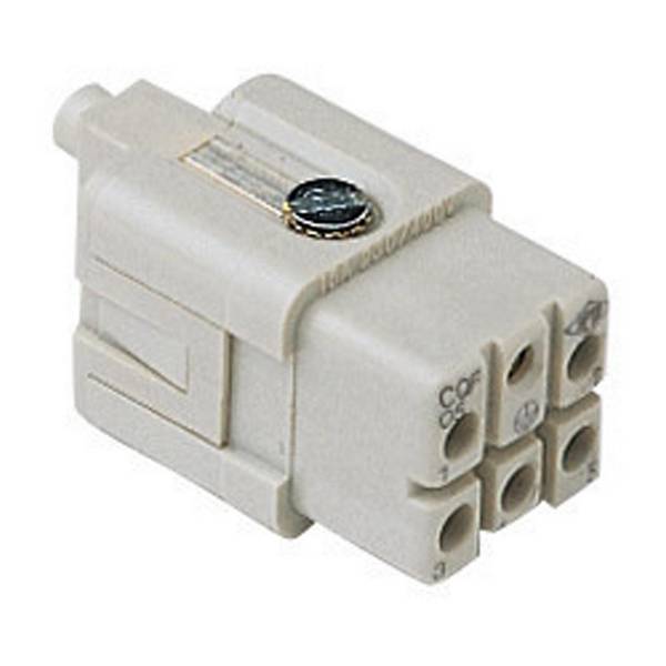 Ilme CQF 05, CQ Buchseneinsatz (F) Crimpanschluss, 5-polig+PE 230V/400V, 16A