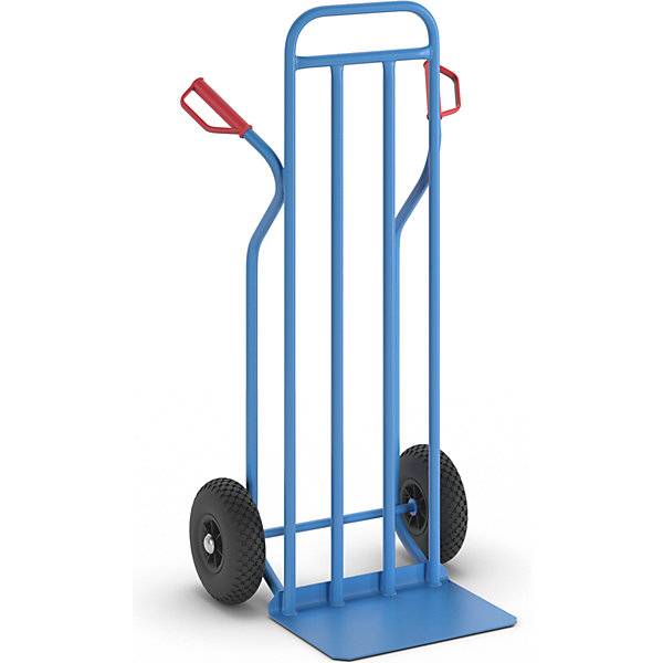 Sackkarre aus Stahl Modell XXL extragroße Schaufel Luftbereifung. TAKKT Industrial & Packaging GmbH 15451249-0