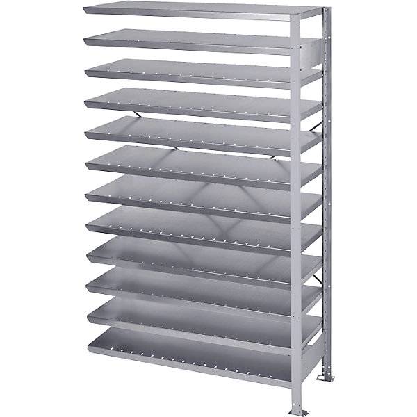Steckregal für Regalkästen HxB 1790 x 1000 mm Anbauregal Tiefe 300 mm ohne Kästen. STEMO Lagerstandard GmbH