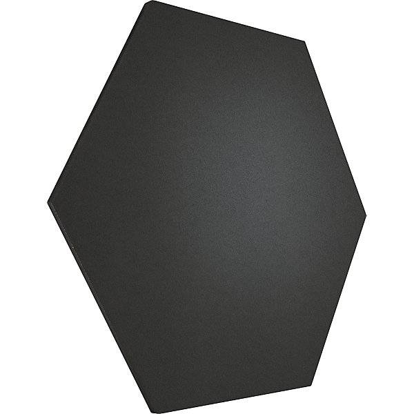 Design-Pinnwand sechseckig Kork BxH 600 x 600 mm schwarz. Smit Visual Supplies BV 53077149