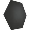 Design-Pinnwand sechseckig Kork BxH 600 x 600 mm schwarz. Smit Visual Supplies BV 53077149
