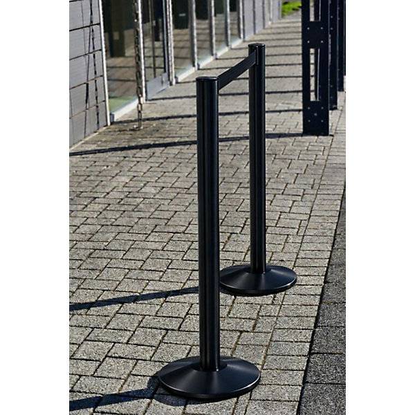 Gurtpfosten Beltrac EXTEND Aluminium Pfosten schwarz Gurt schwarz. VIA GUIDE GmbH 69223549-1