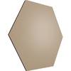 Design-Pinnwand sechseckig Kork BxH 600 x 600 mm beige. Smit Visual Supplies BV 53077449