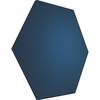 Design-Pinnwand sechseckig Kork BxH 600 x 600 mm dunkelblau. Smit Visual Supplies BV 53077249