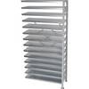 Steckregal für Regalkästen HxB 2100 x 1000 mm Anbauregal Tiefe 300 mm ohne Kästen. STEMO Lagerstandard GmbH