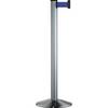 Gurtpfosten Beltrac EXTEND Aluminium Pfosten Chrom gebürstet Gurt blau. VIA GUIDE GmbH 69222949