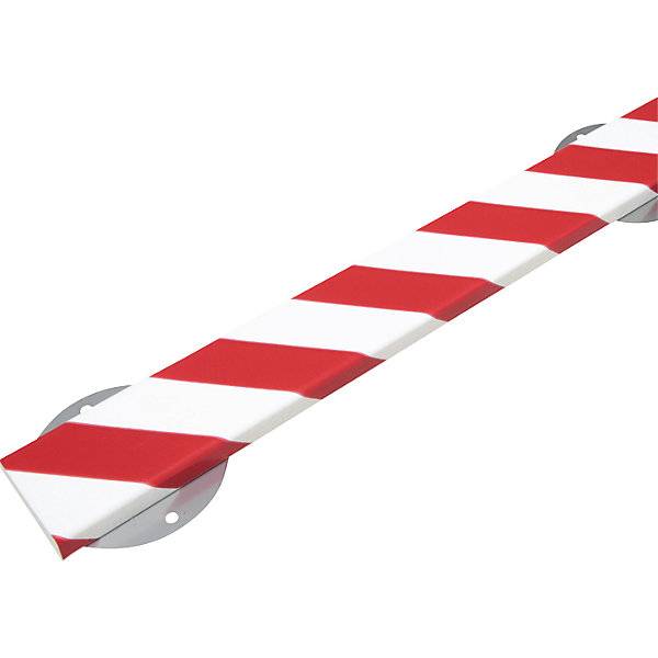 Knuffi® Flächenschutz mit Montageschiene Typ S 1-m-Stück rot / weiß. SHG PUR-Profile GmbH 68076249-0