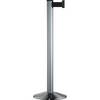 Gurtpfosten Beltrac EXTEND Aluminium Pfosten Chrom gebürstet Gurt schwarz. VIA GUIDE GmbH 69222849