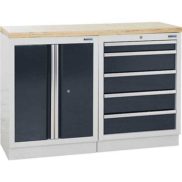 Schranksystem 1 Schrank 5 Schubladen anthrazitgrau. Simon Evers & CO. GmbH 69081849-0