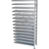 Steckregal für Regalkästen HxB 2100 x 1000 mm Anbauregal Tiefe 400 mm ohne Kästen. STEMO Lagerstandard GmbH